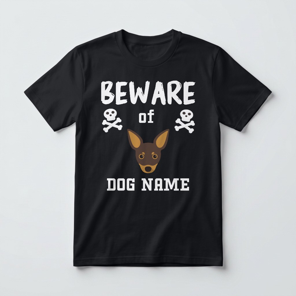 Beware of the Dog: Personalized {breedFullName} T-Shirt