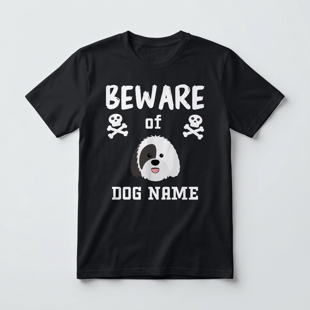 Beware of the Dog: Personalized {breedFullName} T-Shirt