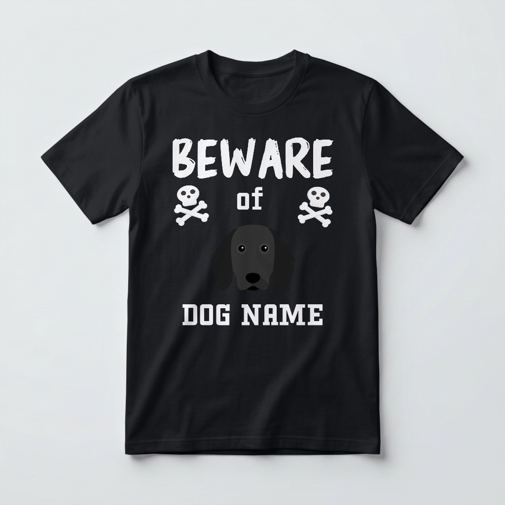 Beware of the Dog: Personalized {breedFullName} T-Shirt