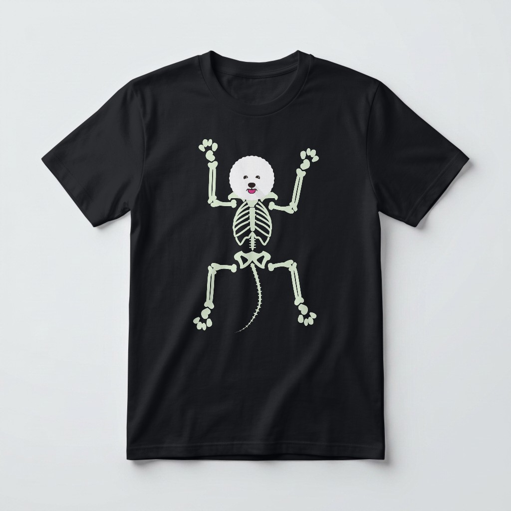 Skeleton Dog: Personalized {breedFullName} T-Shirt