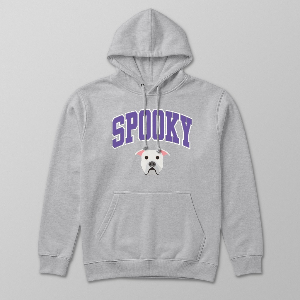 Spooky Collegiate: Personalized {breedFullName} Hoodie