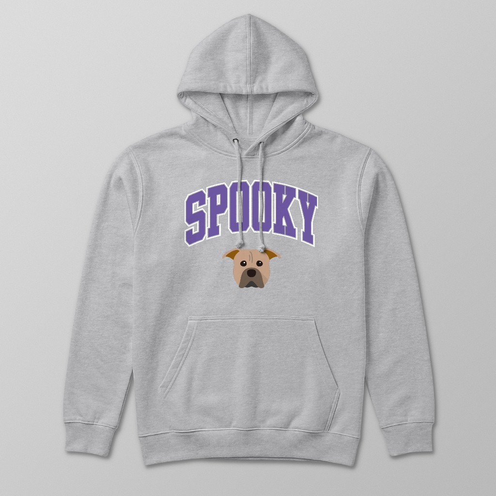 Spooky Collegiate: Personalized {breedFullName} Hoodie