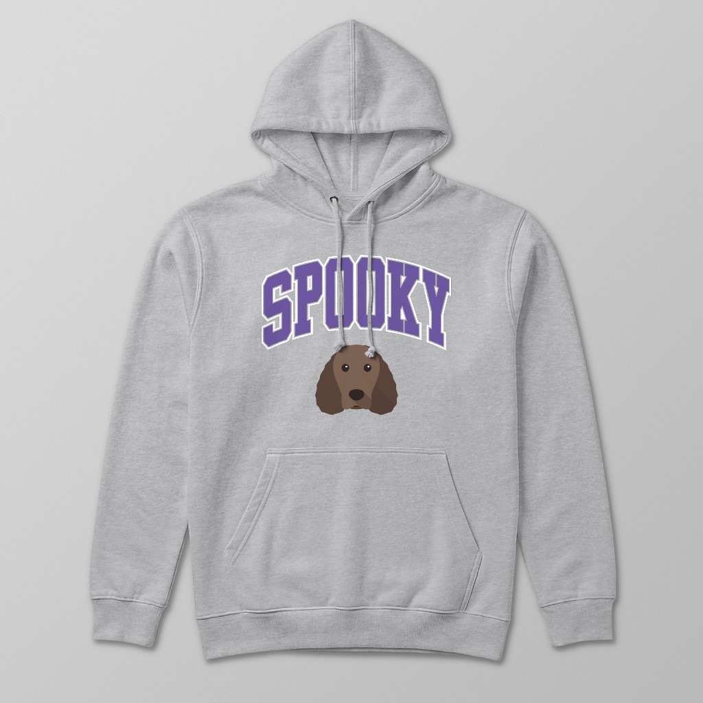 Spooky Collegiate: Personalised {breedFullName} Hoodie