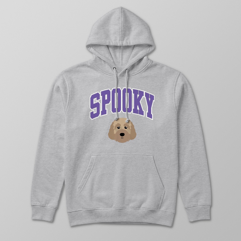 Spooky Collegiate: Personalized {breedFullName} Hoodie