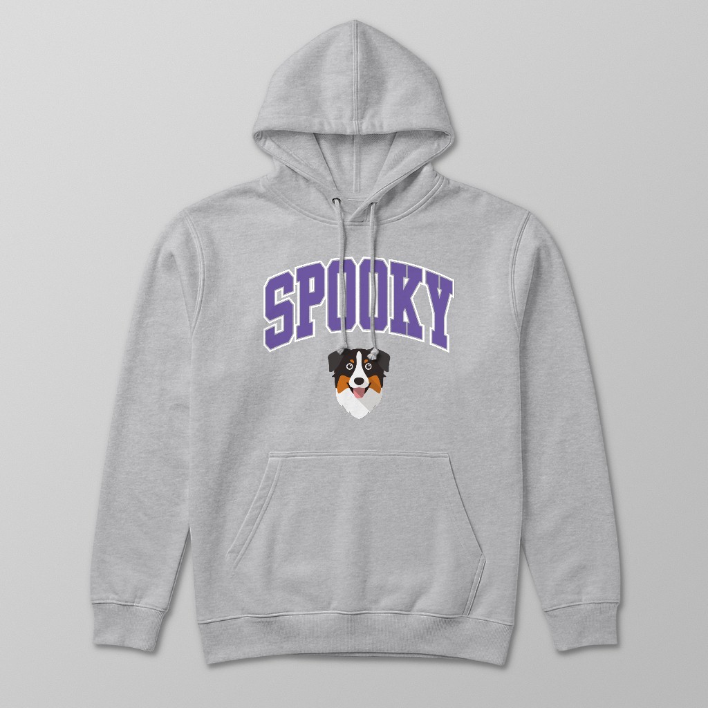 Spooky Collegiate: Personalized {breedFullName} Hoodie
