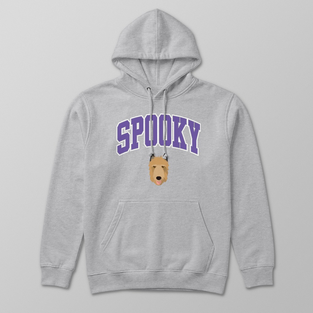 Spooky Collegiate: Personalized {breedFullName} Hoodie