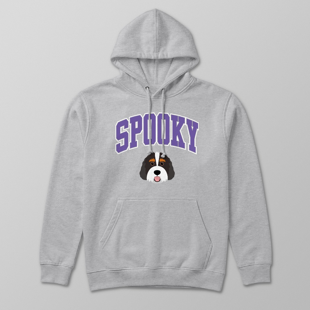 Spooky Collegiate: Personalized {breedFullName} Hoodie