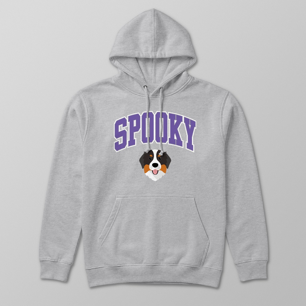 Spooky Collegiate: Personalized {breedFullName} Hoodie
