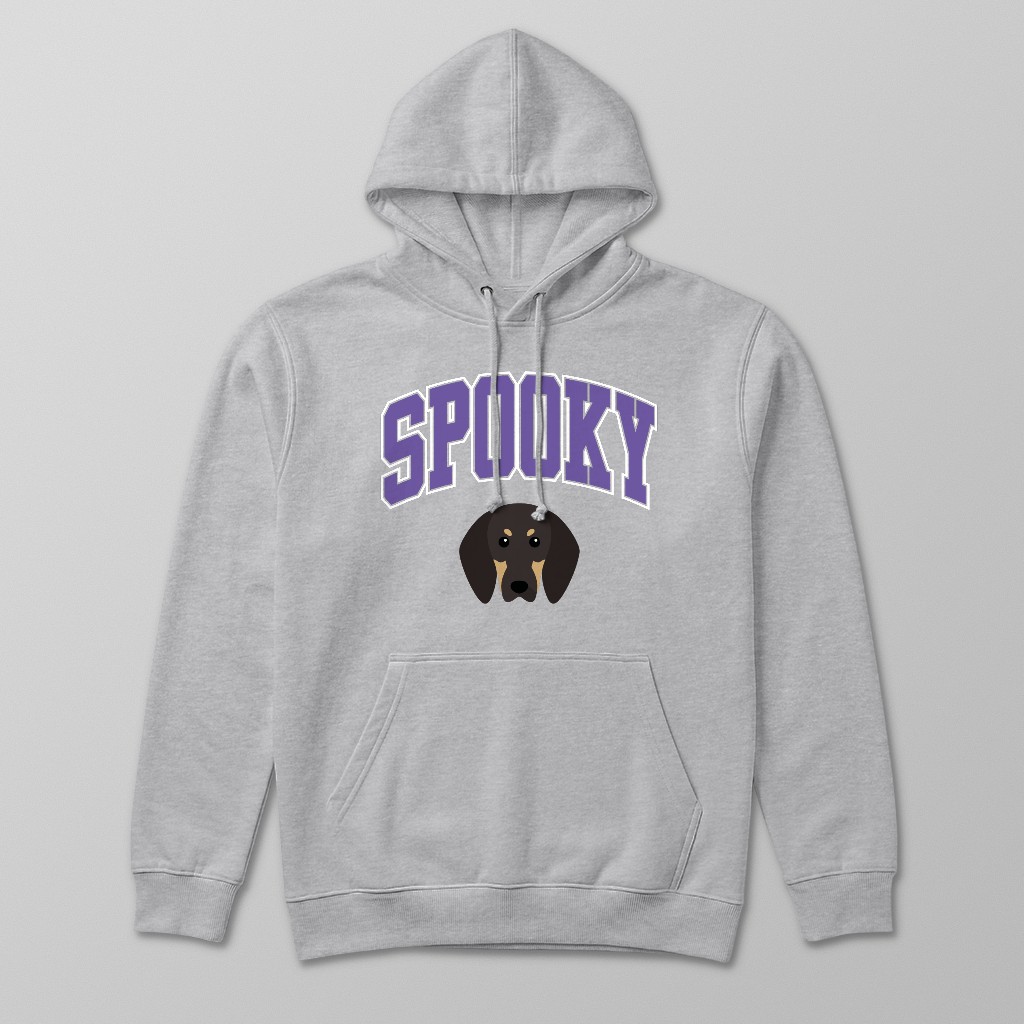 Spooky Collegiate: Personalized {breedFullName} Hoodie