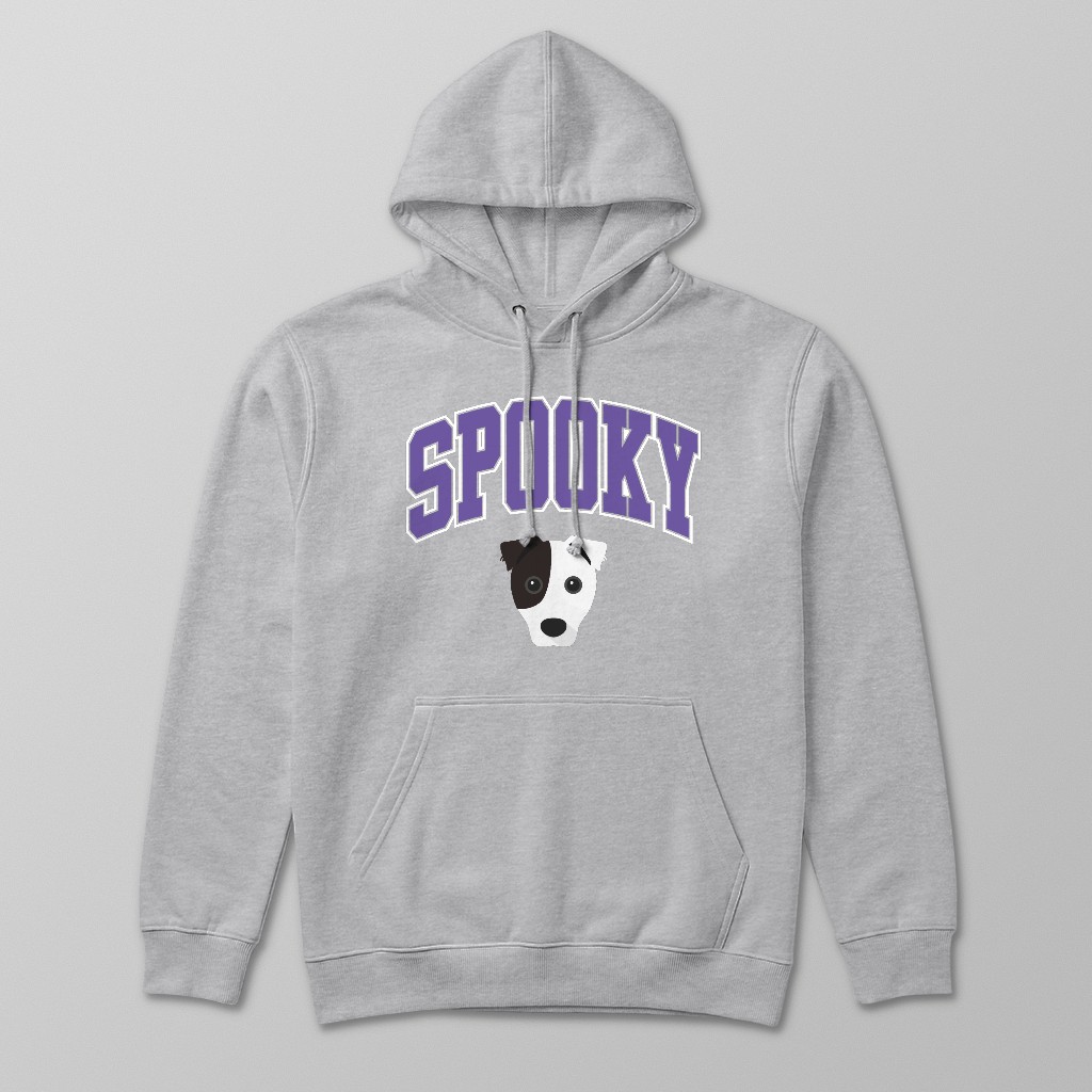 Spooky Collegiate: Personalized {breedFullName} Hoodie