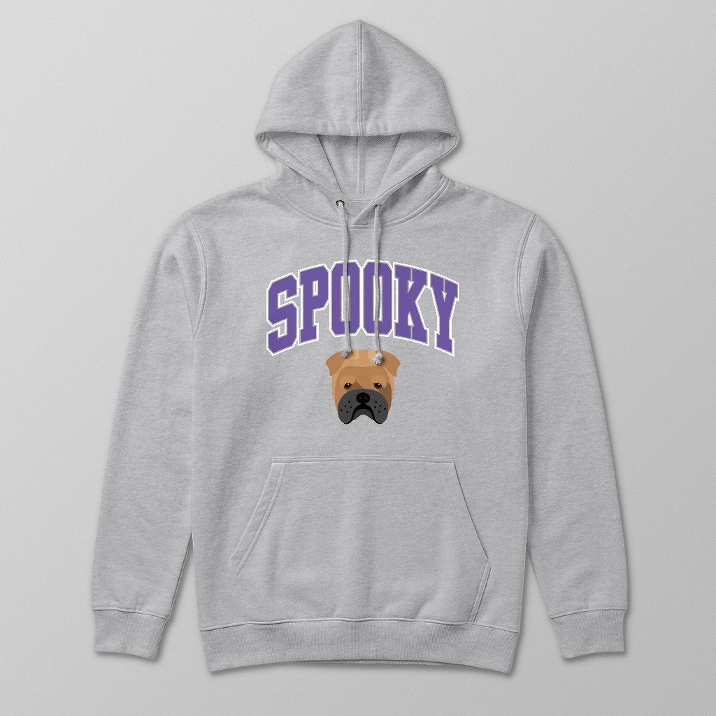 Spooky Collegiate: Personalized {breedFullName} Hoodie