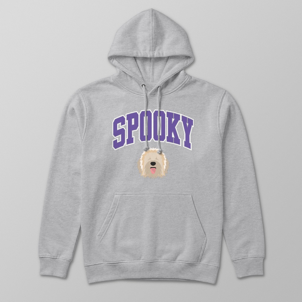 Spooky Collegiate: Personalized {breedFullName} Hoodie