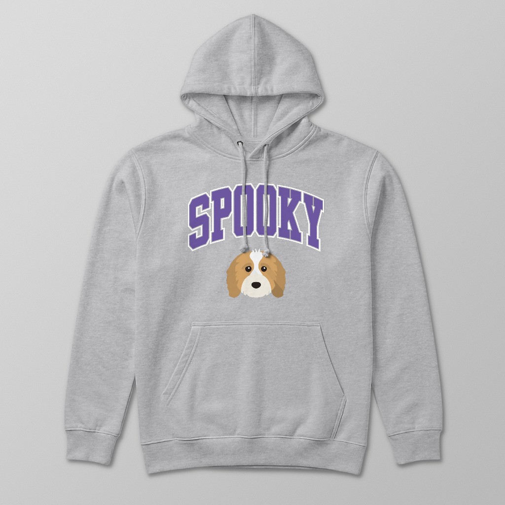 Spooky Collegiate: Personalized {breedFullName} Hoodie