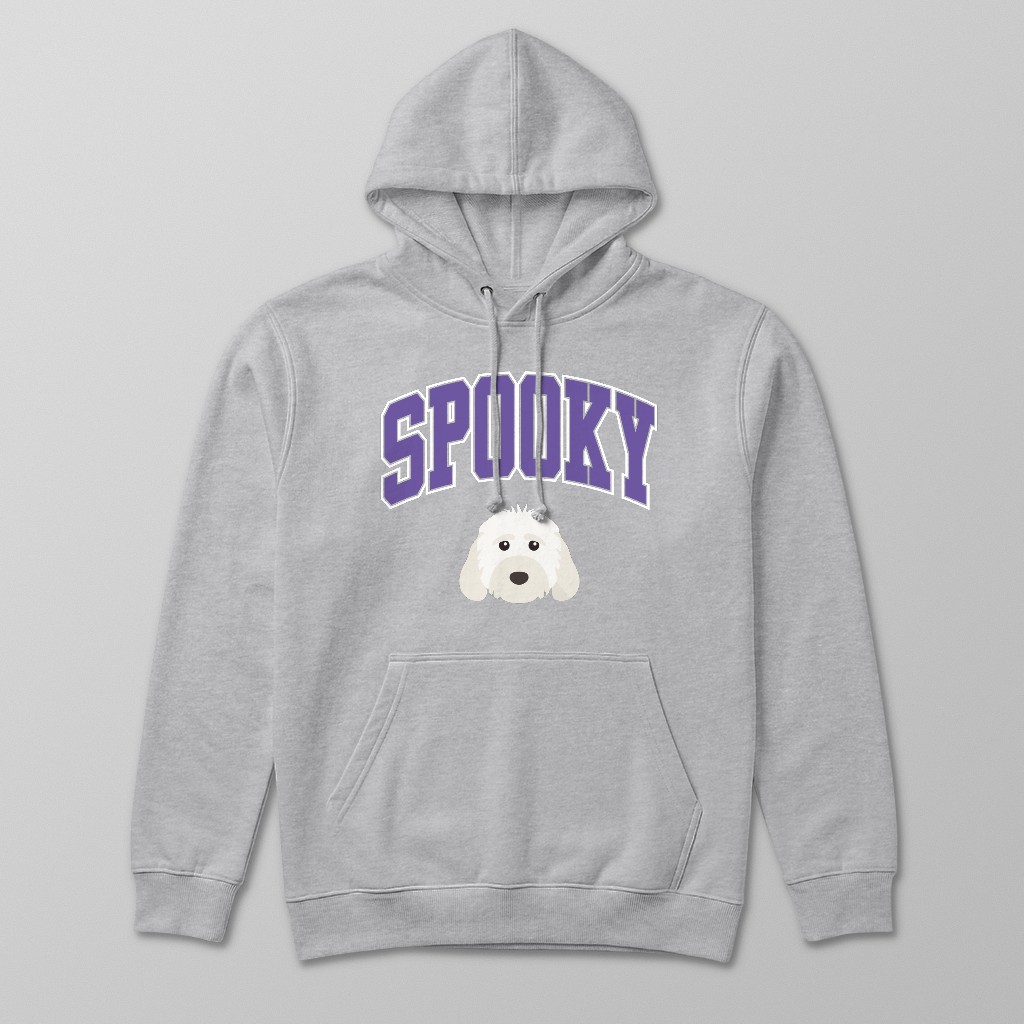 Spooky Collegiate: Personalized {breedFullName} Hoodie