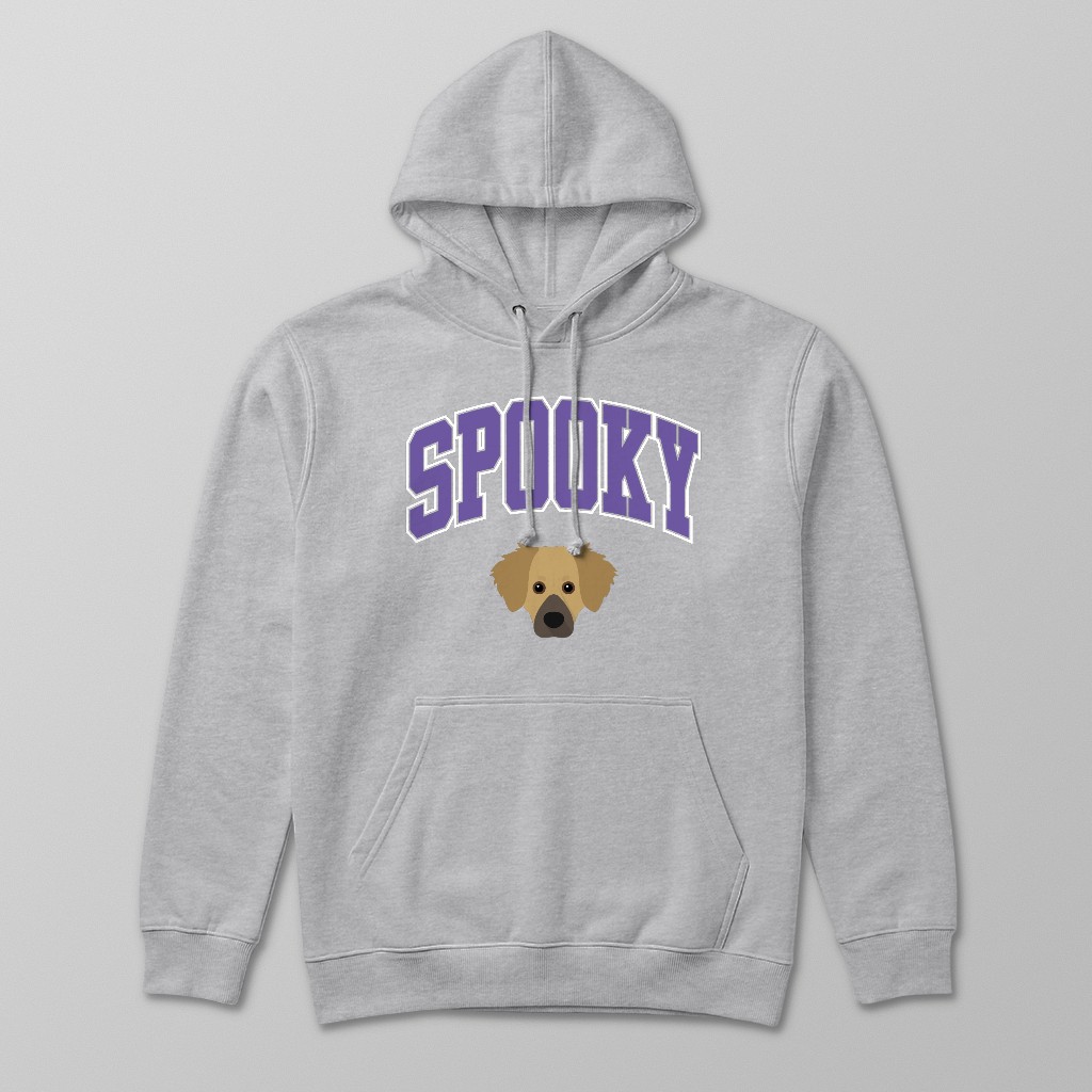 Spooky Collegiate: Personalised {breedFullName} Hoodie