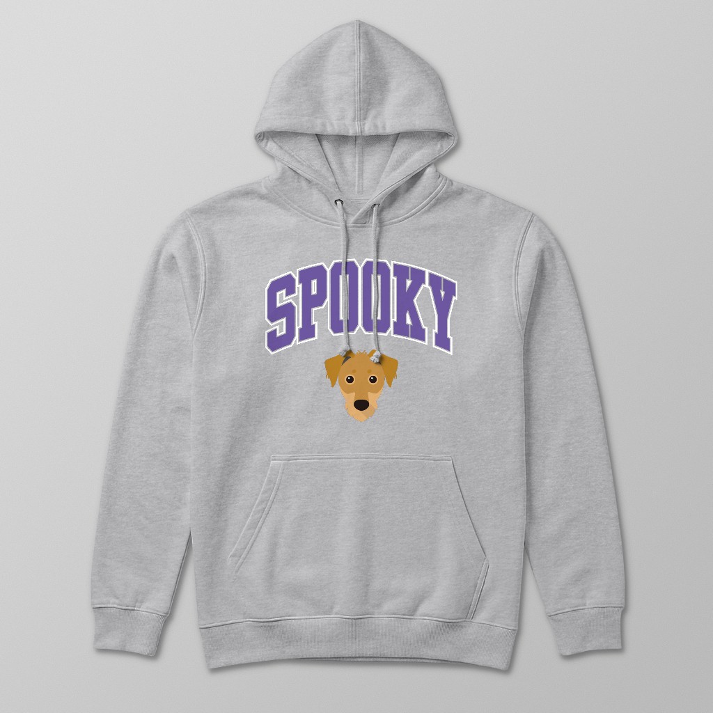 Spooky Collegiate: Personalized {breedFullName} Hoodie