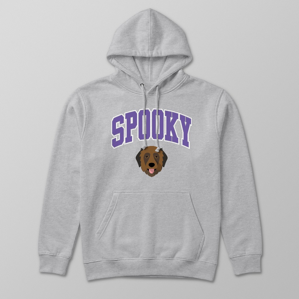 Spooky Collegiate: Personalized {breedFullName} Hoodie