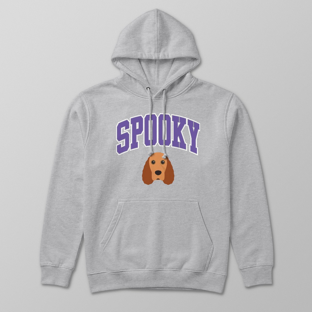 Spooky Collegiate: Personalized {breedFullName} Hoodie
