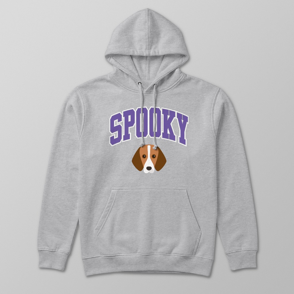 Spooky Collegiate: Personalized {breedFullName} Hoodie
