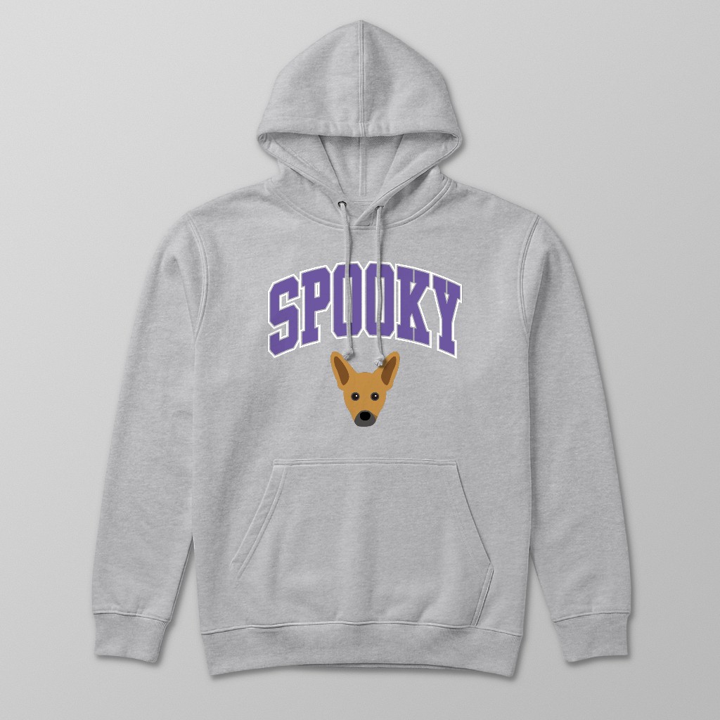 Spooky Collegiate: Personalized {breedFullName} Hoodie