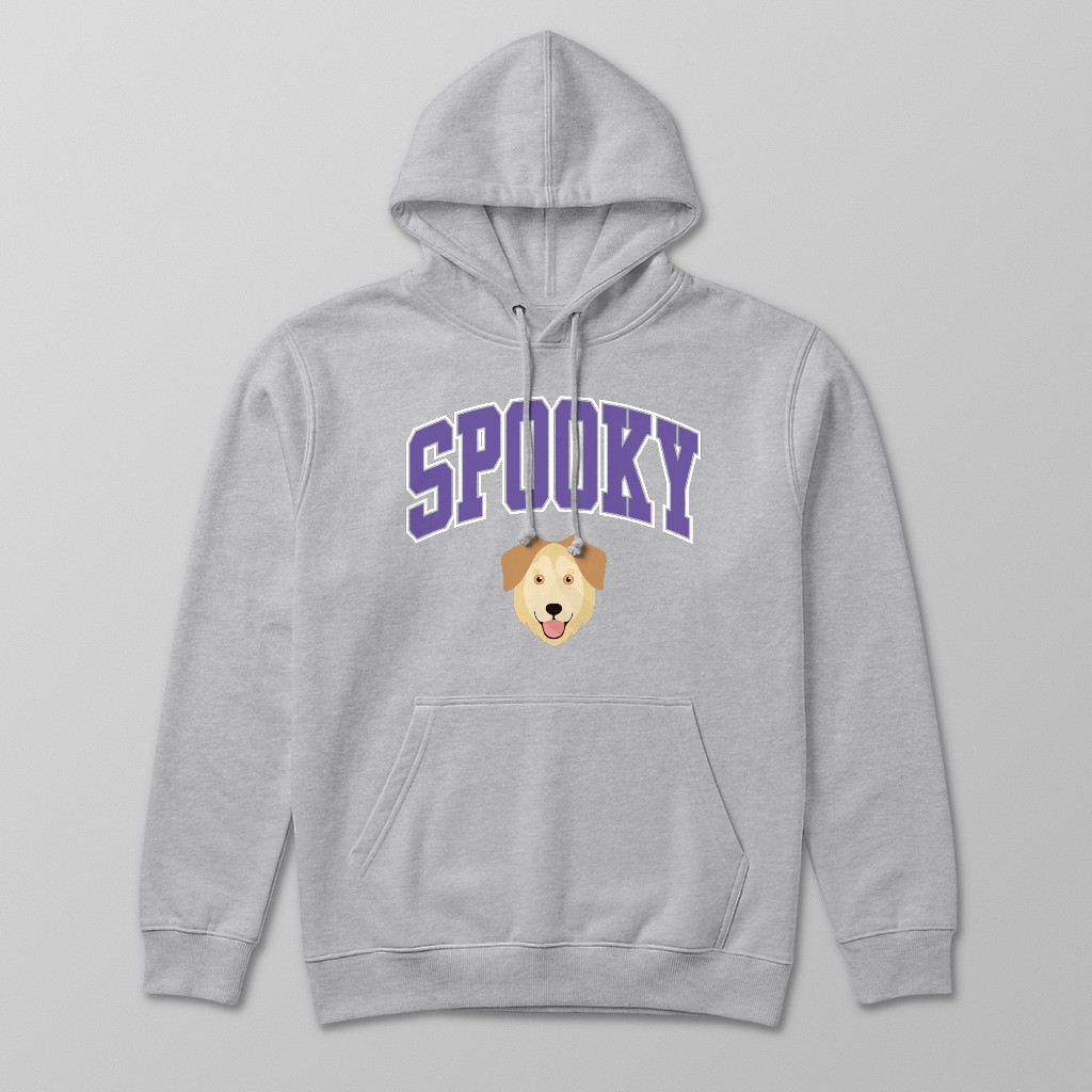 Spooky Collegiate: Personalized {breedFullName} Hoodie