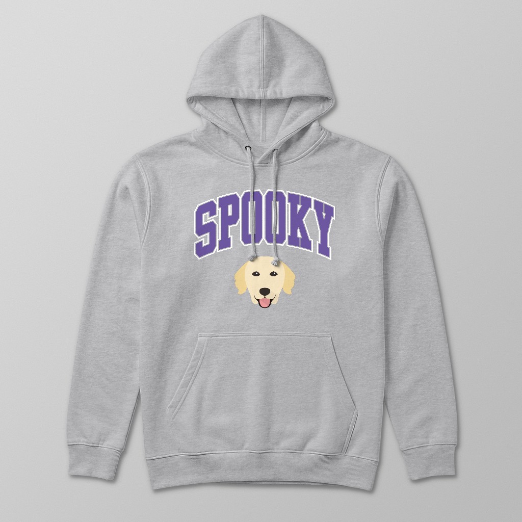Spooky Collegiate: Personalized {breedFullName} Hoodie