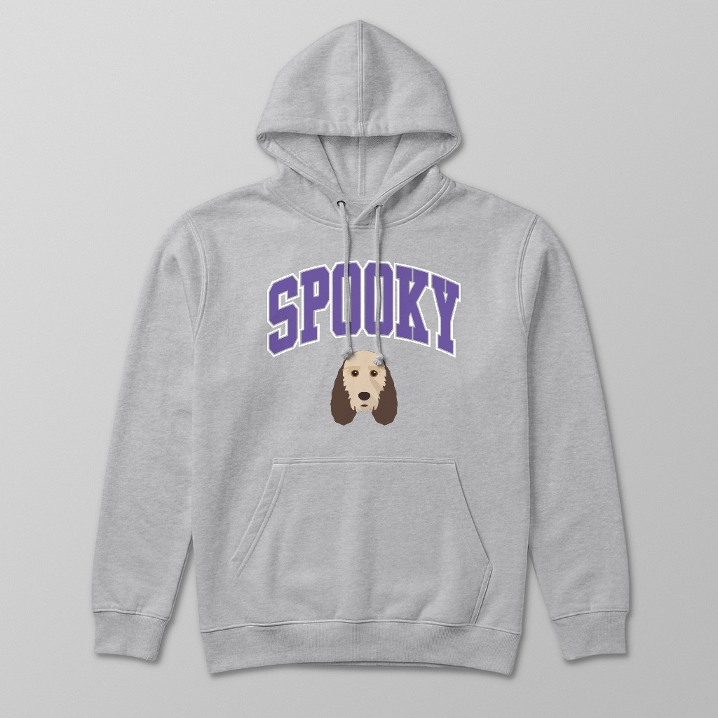 Spooky Collegiate: Personalised {breedFullName} Hoodie