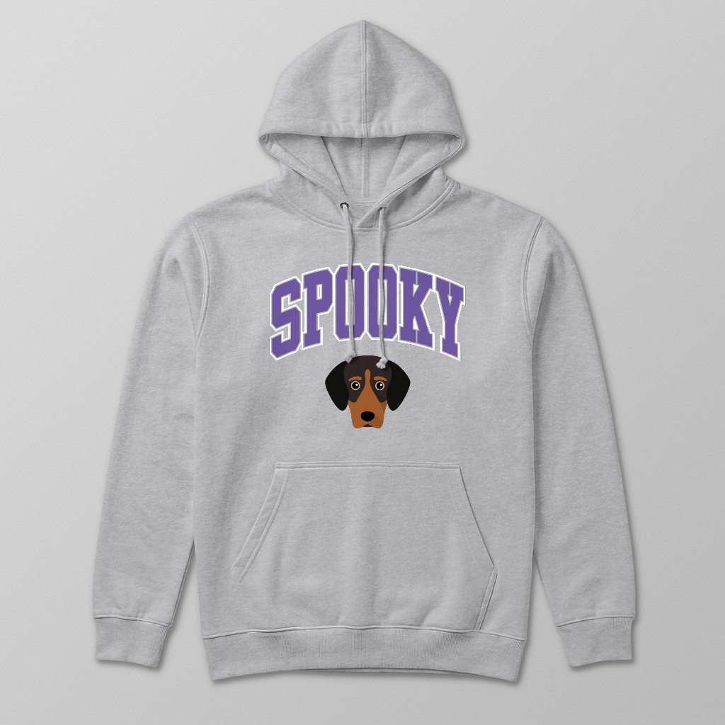 Spooky Collegiate: Personalised {breedFullName} Hoodie