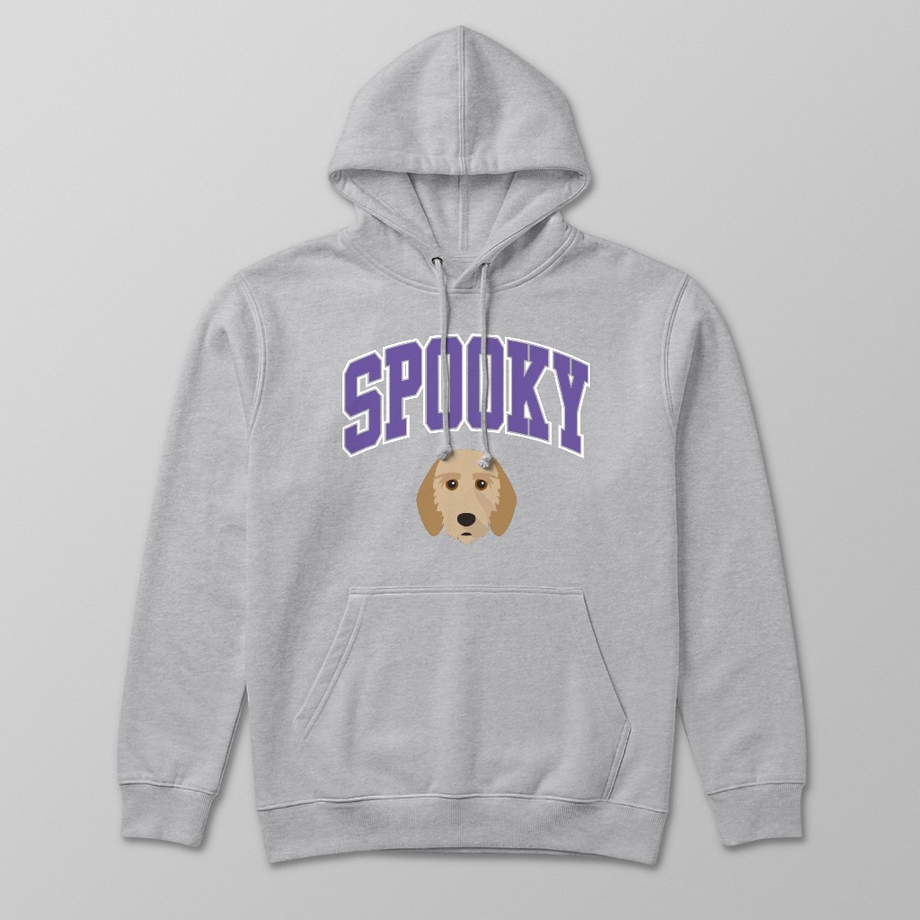 Spooky Collegiate: Personalised {breedFullName} Hoodie