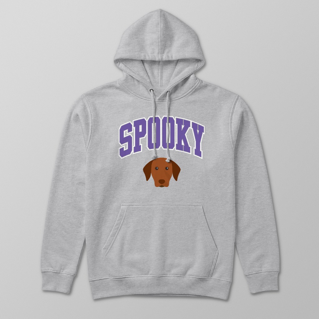 Spooky Collegiate: Personalized {breedFullName} Hoodie
