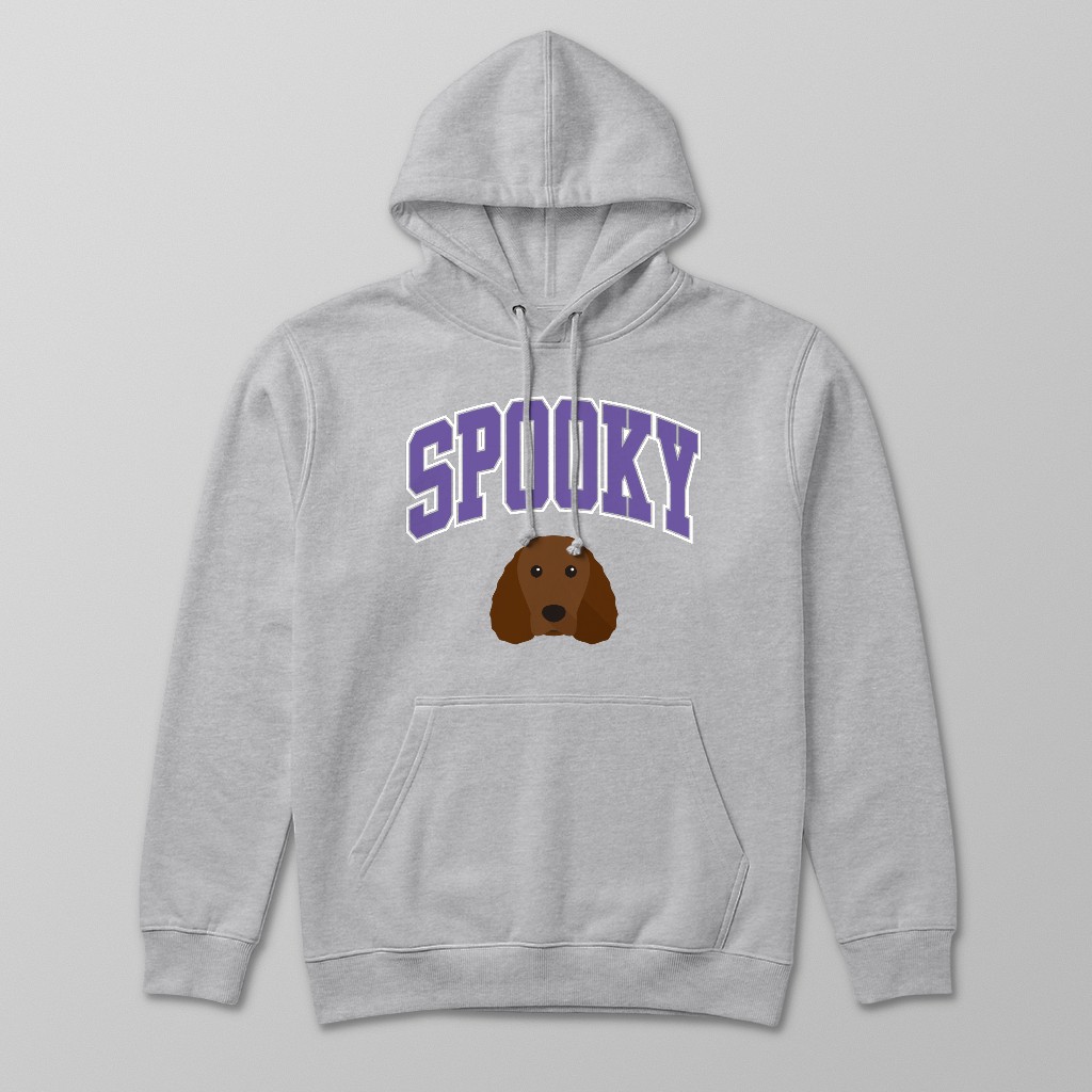 Spooky Collegiate: Personalized {breedFullName} Hoodie