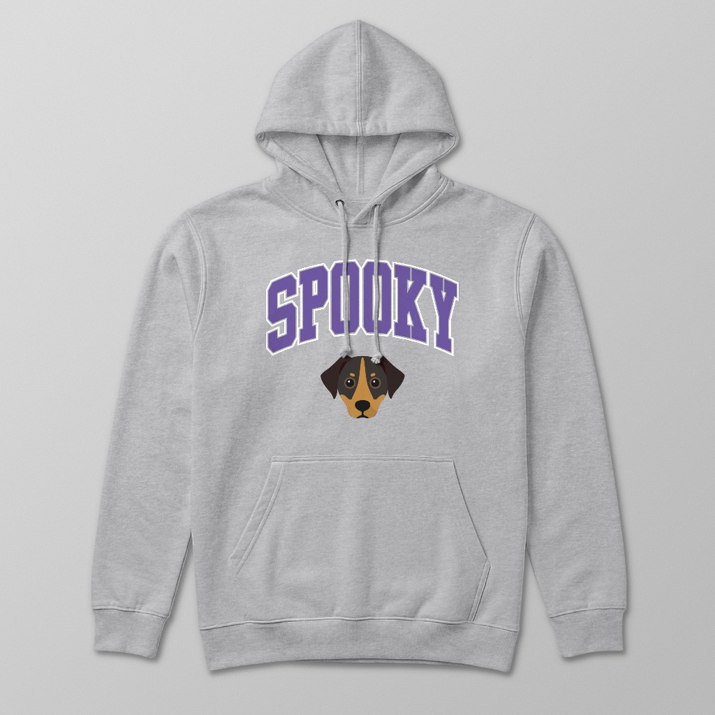 Spooky Collegiate: Personalized {breedFullName} Hoodie