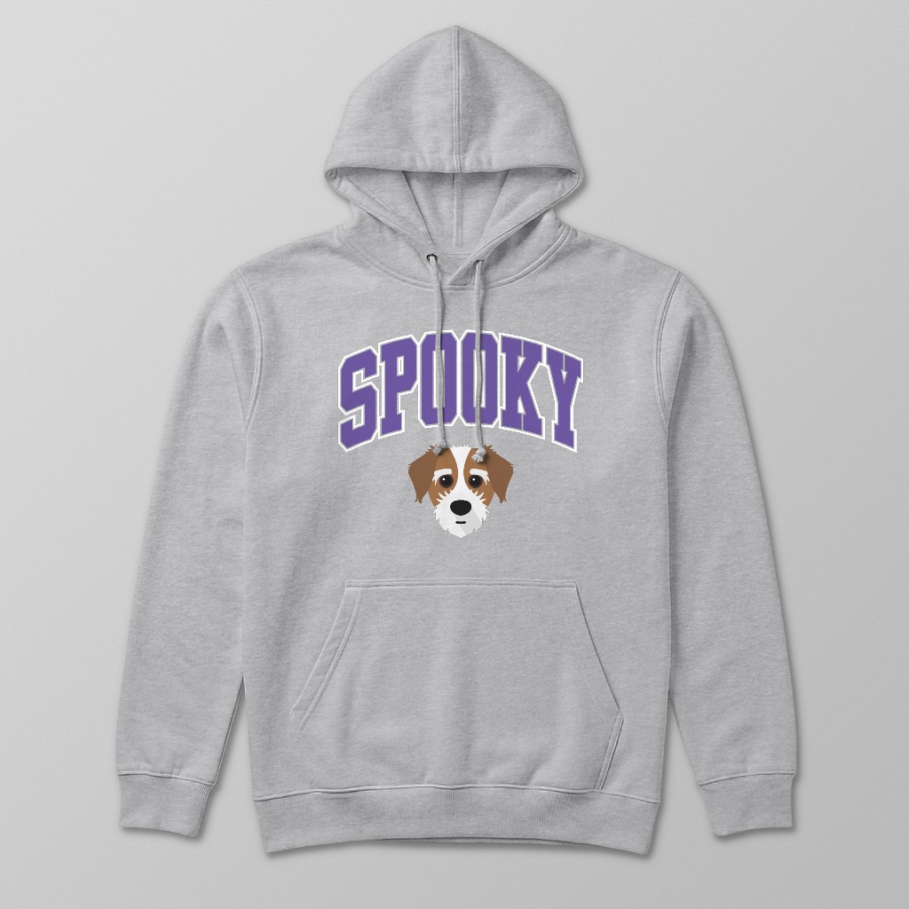 Spooky Collegiate: Personalized {breedFullName} Hoodie