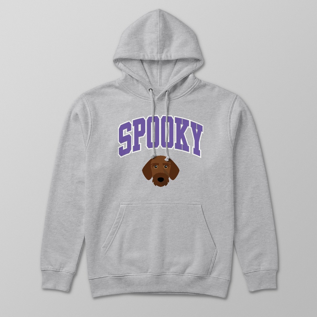 Spooky Collegiate: Personalized {breedFullName} Hoodie