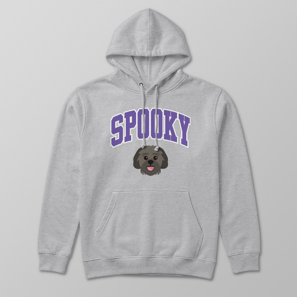 Spooky Collegiate: Personalized {breedFullName} Hoodie