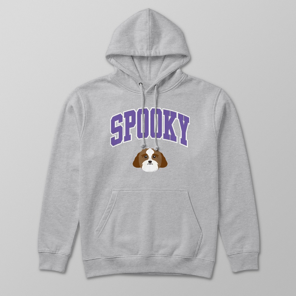 Spooky Collegiate: Personalized {breedFullName} Hoodie