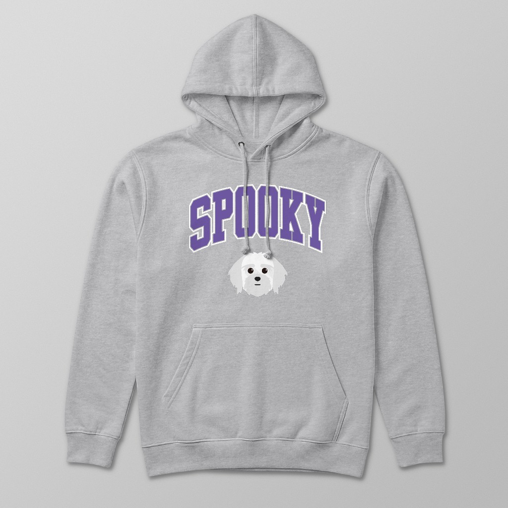 Spooky Collegiate: Personalized {breedFullName} Hoodie