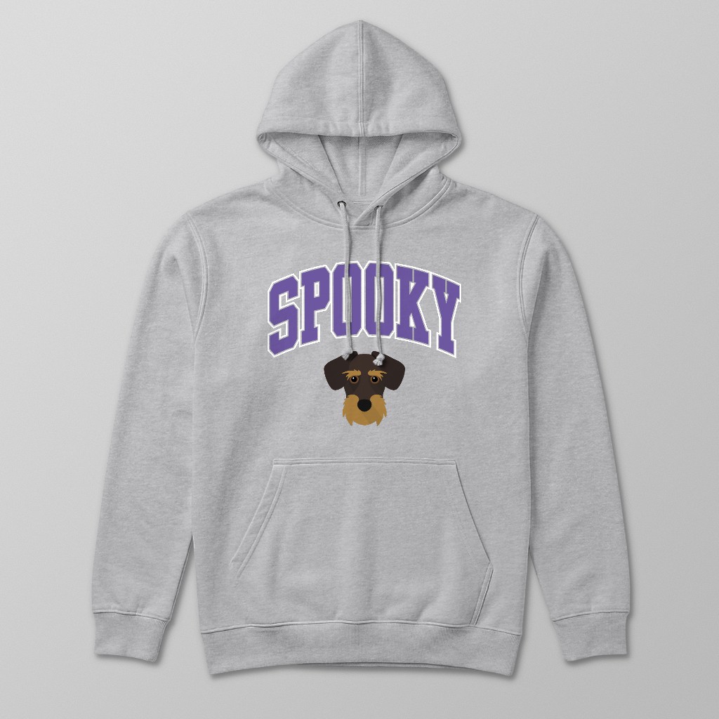 Spooky Collegiate: Personalized {breedFullName} Hoodie