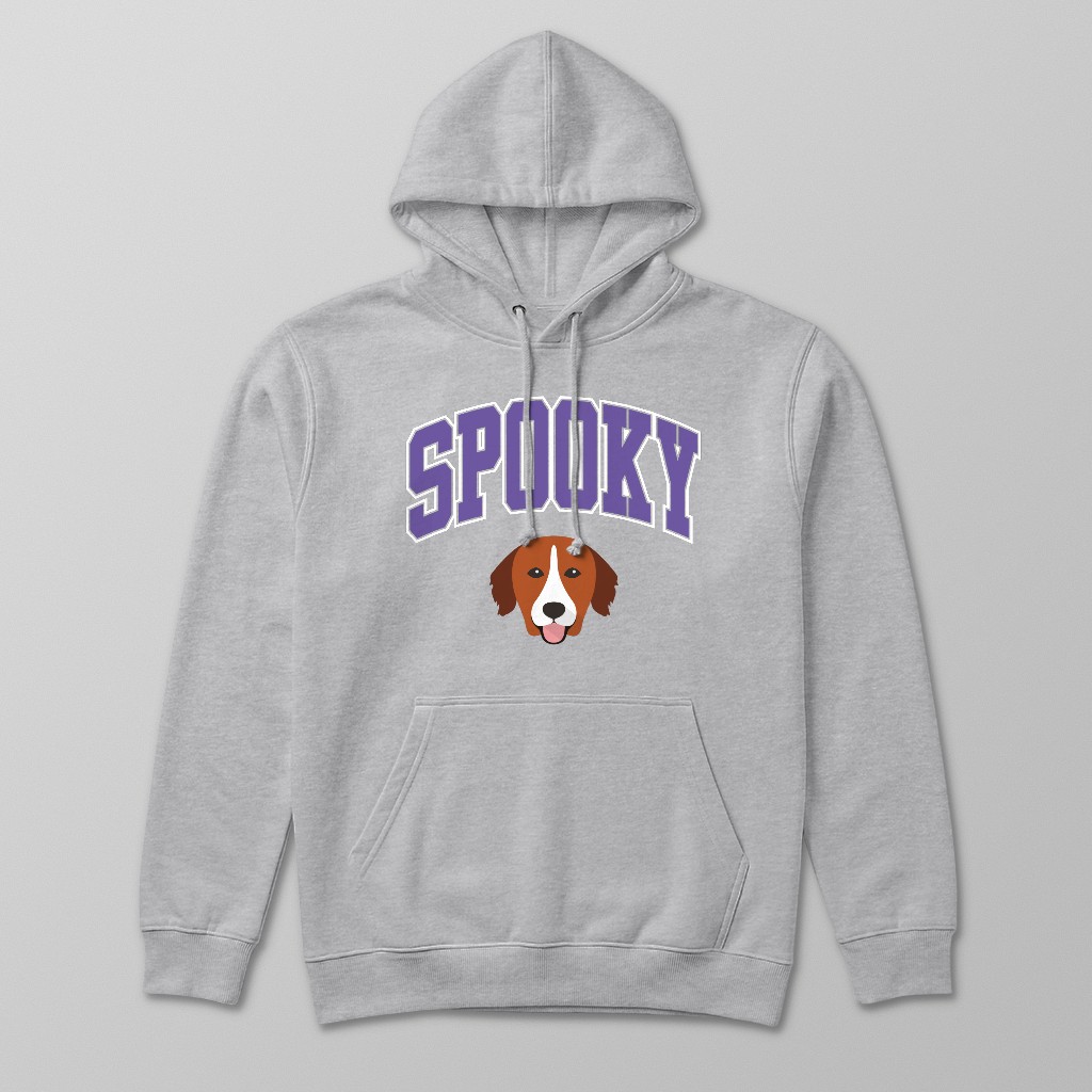 Spooky Collegiate: Personalized {breedFullName} Hoodie