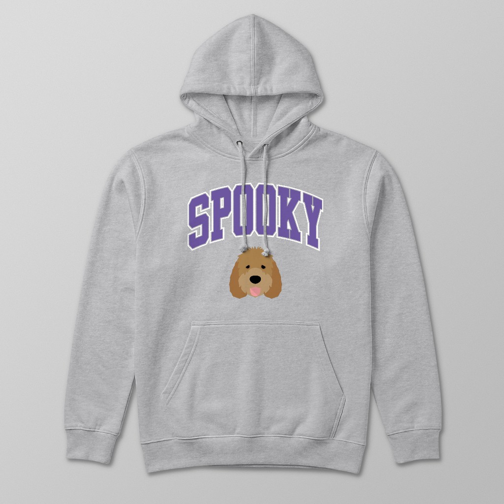 Spooky Collegiate: Personalised {breedFullName} Hoodie