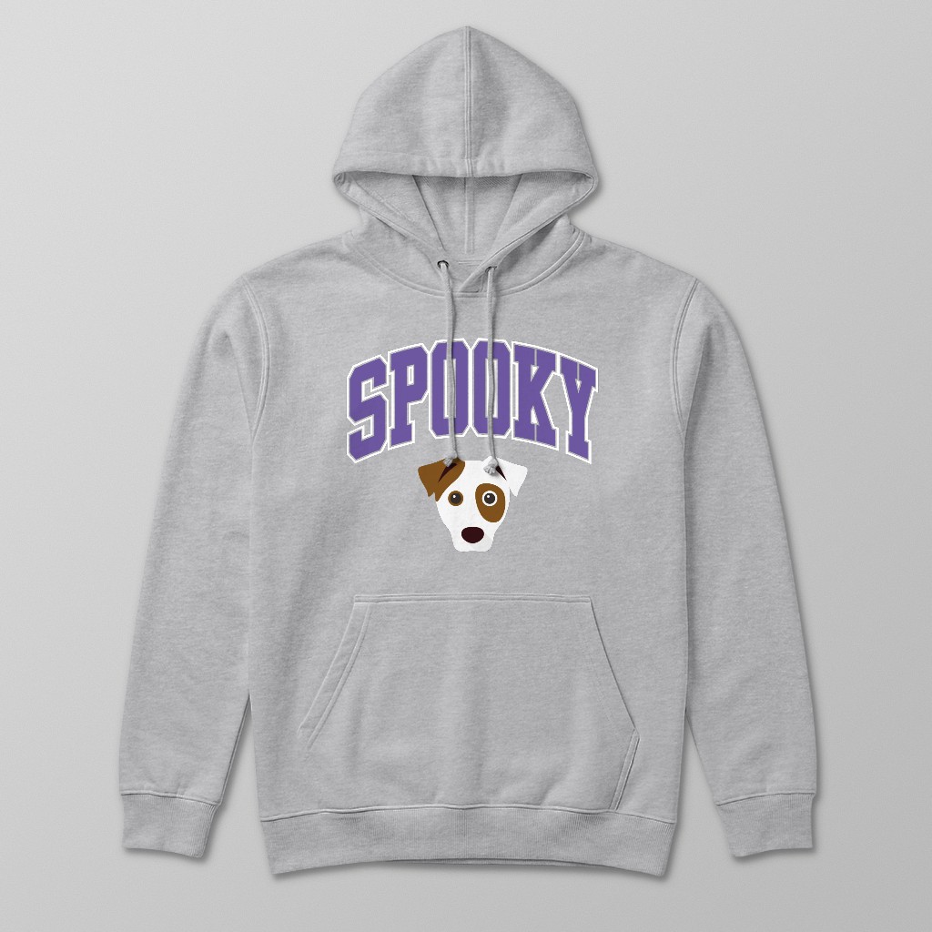 Spooky Collegiate: Personalized {breedFullName} Hoodie