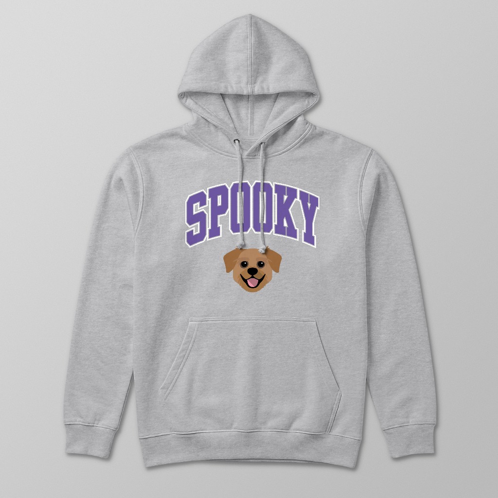 Spooky Collegiate: Personalised {breedFullName} Hoodie