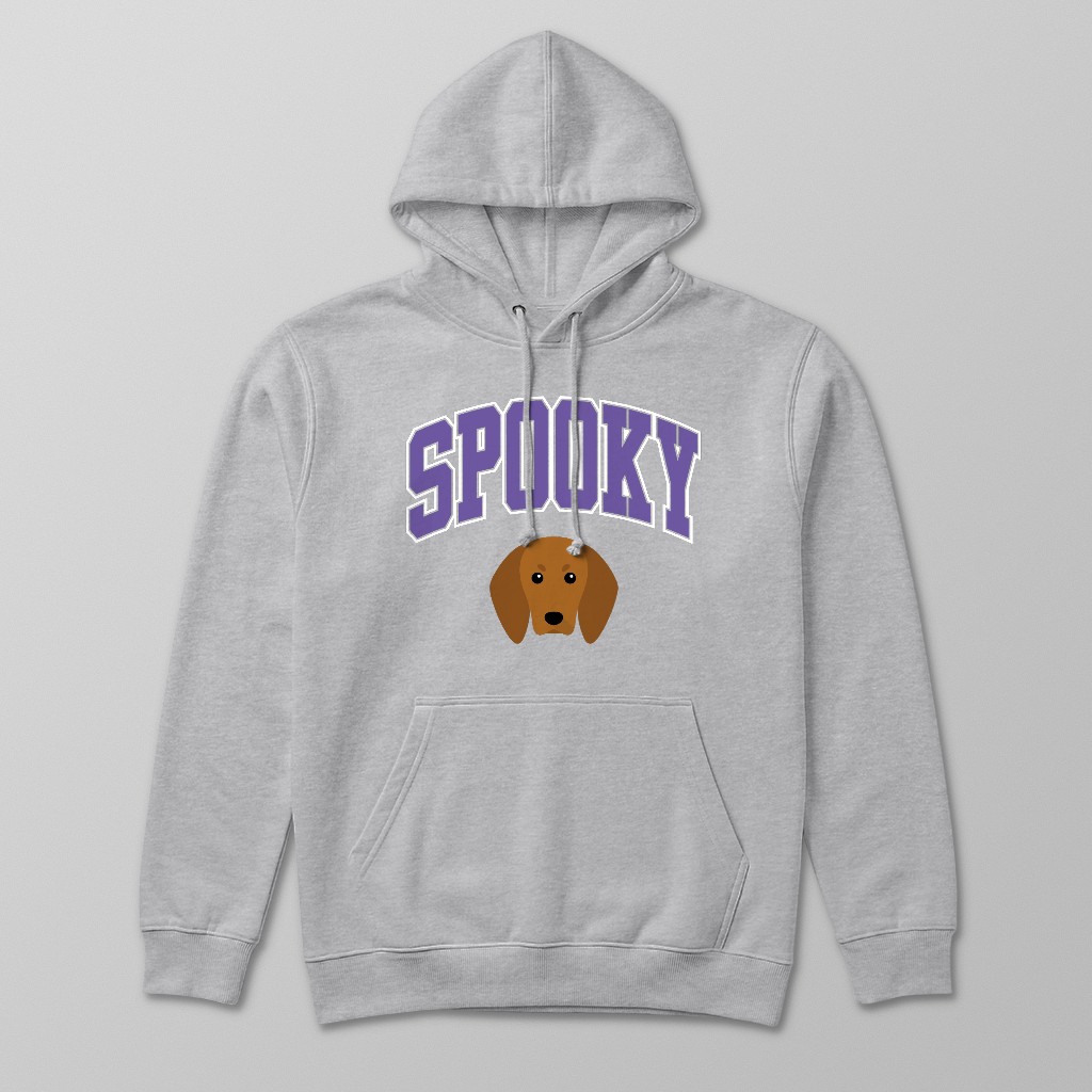 Spooky Collegiate: Personalized {breedFullName} Hoodie