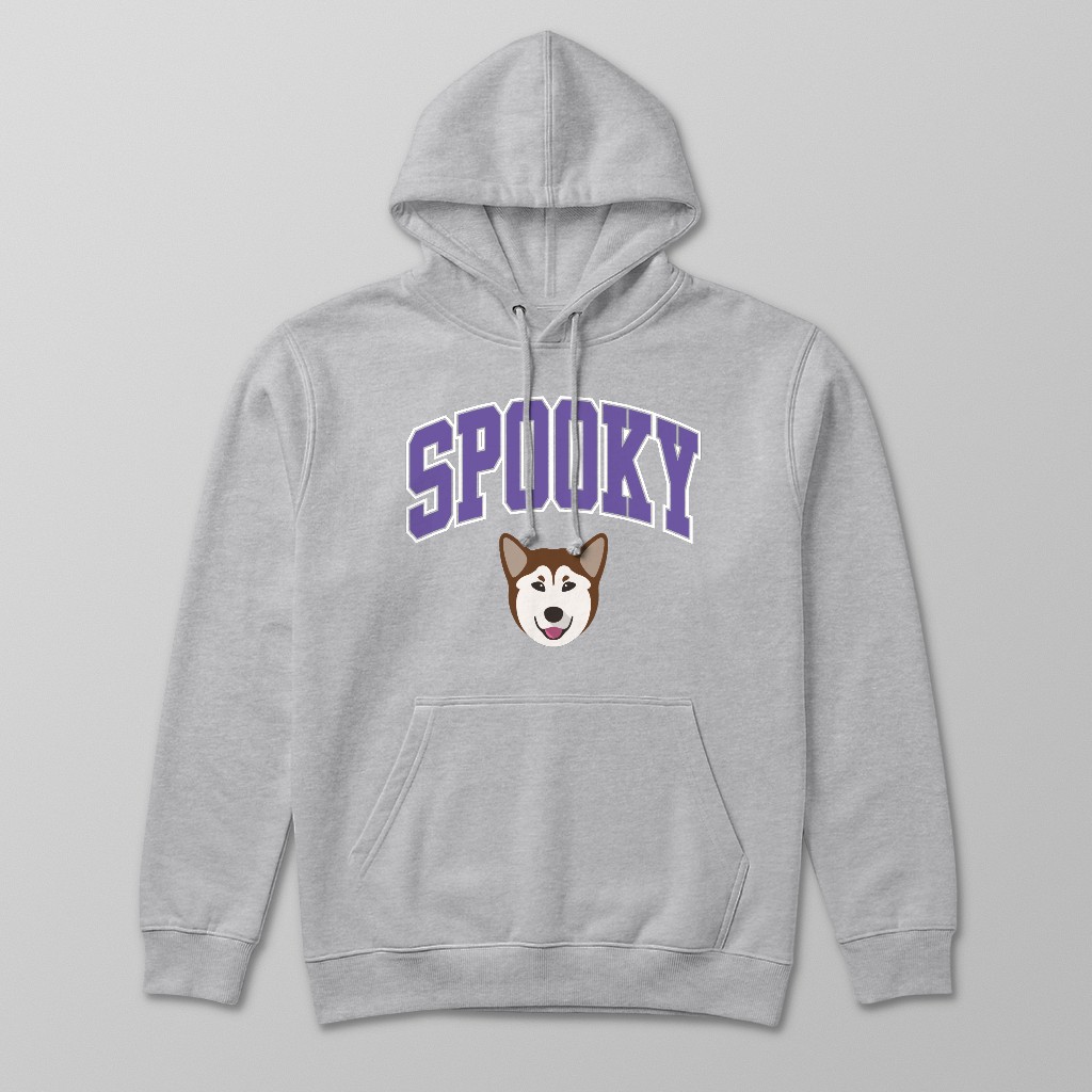 Spooky Collegiate: Personalized {breedFullName} Hoodie