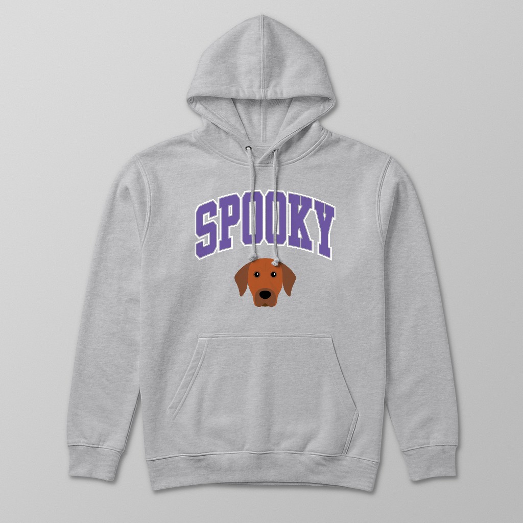 Spooky Collegiate: Personalized {breedFullName} Hoodie