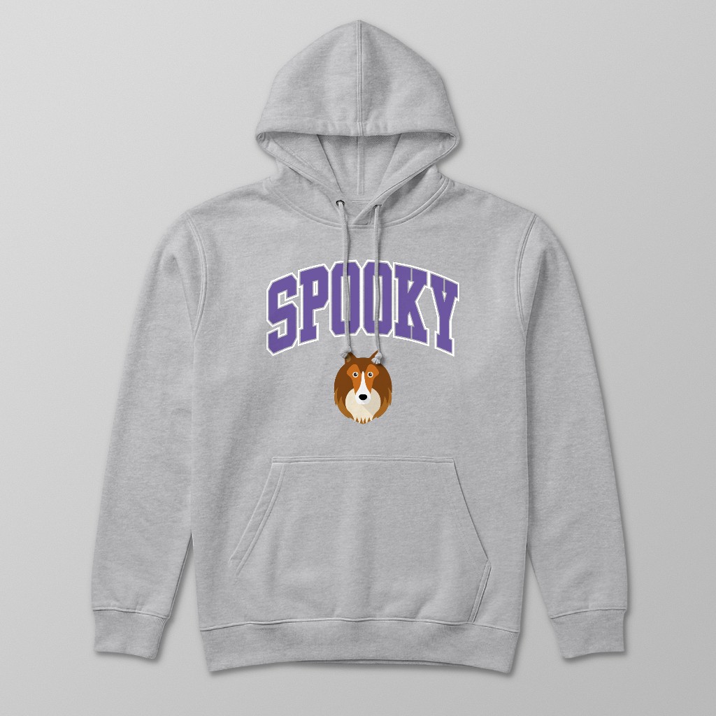 Spooky Collegiate: Personalized {breedFullName} Hoodie