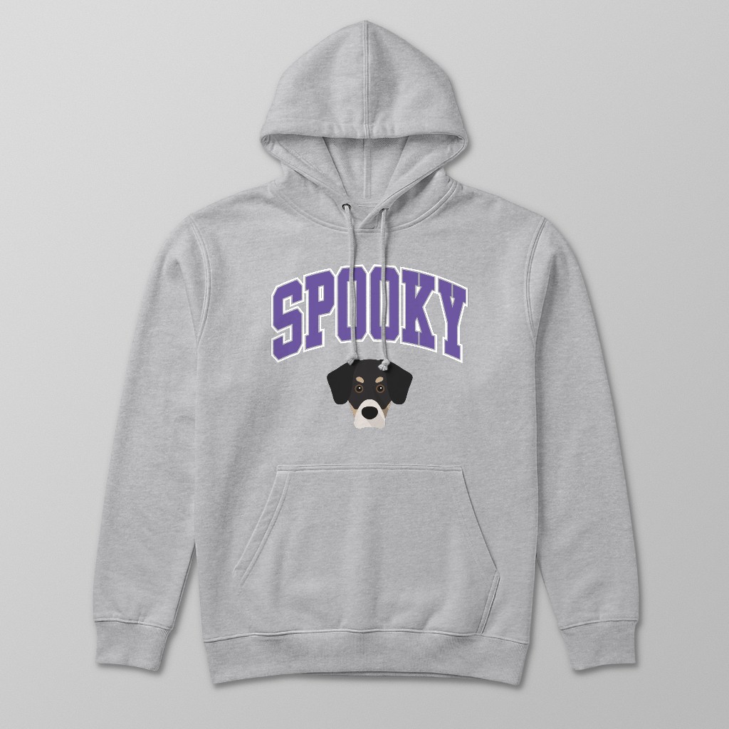 Spooky Collegiate: Personalized {breedFullName} Hoodie