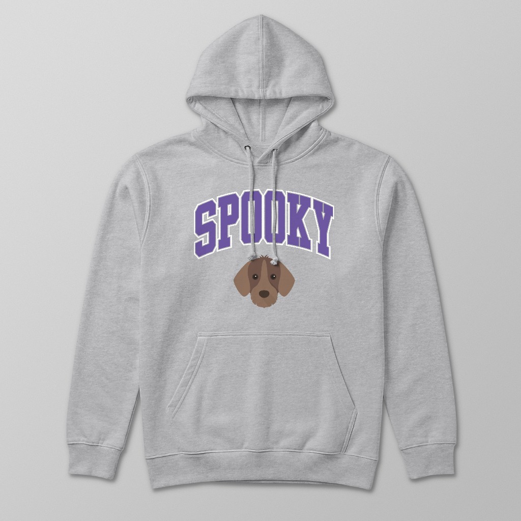 Spooky Collegiate: Personalized {breedFullName} Hoodie