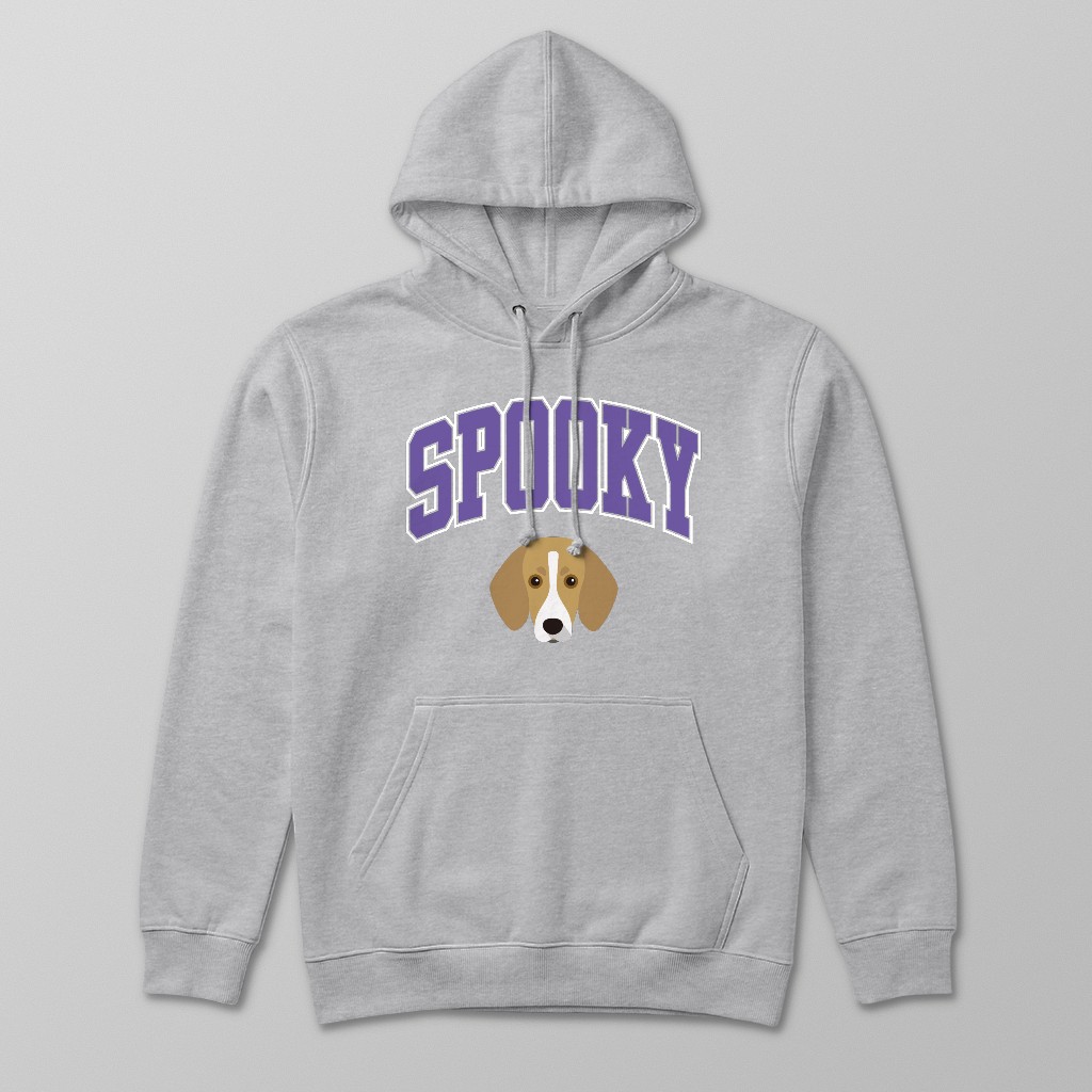 Spooky Collegiate: Personalized {breedFullName} Hoodie