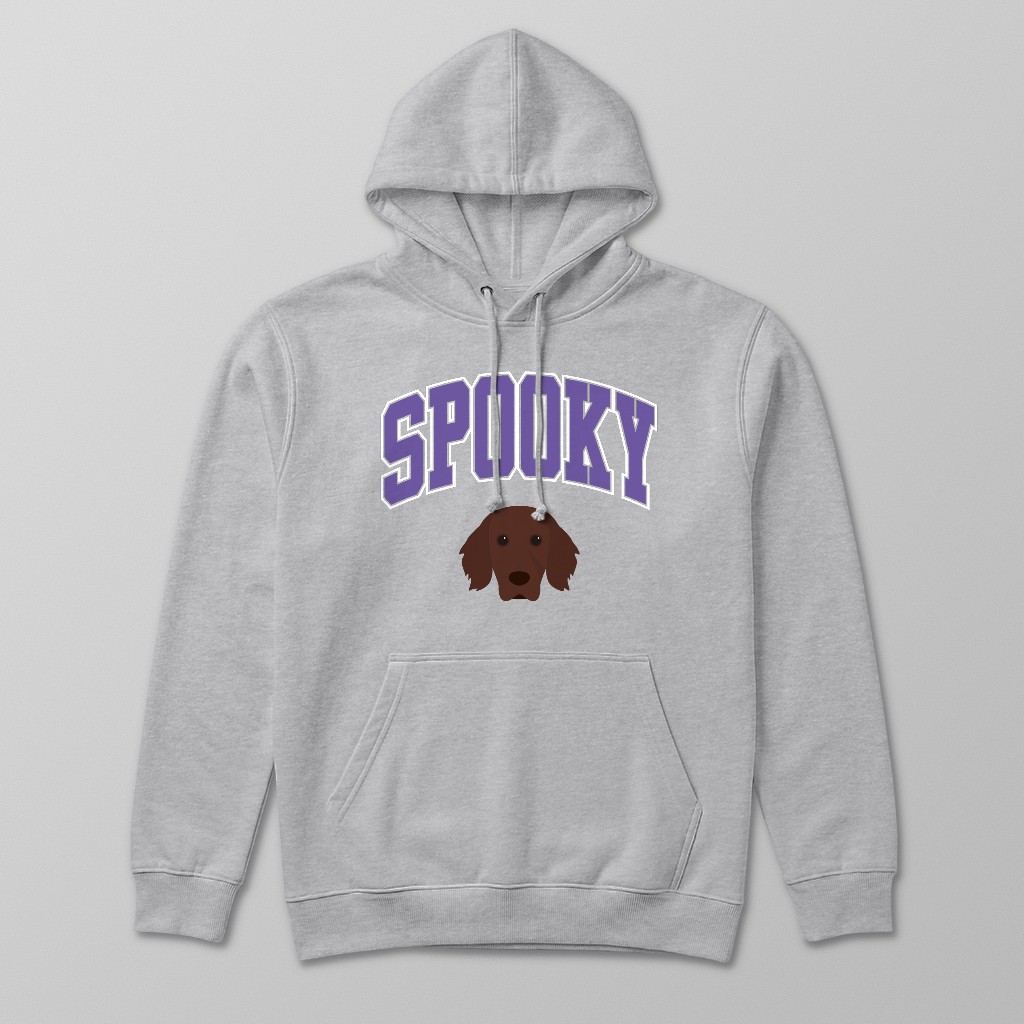Spooky Collegiate: Personalized {breedFullName} Hoodie